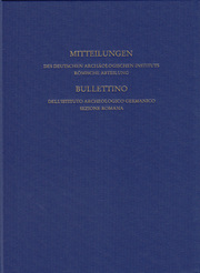 Mitteilungen des Deutschen Archäologischen Instituts, Römische Abteilung 121/201 - Cover