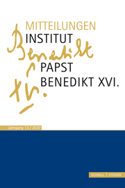 Mitteilungen Institut Papst Benedikt XVI. Bd 13