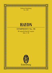 Symphony No. 98 Bb major - Cover