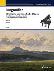 12 brillante und melodische Etüden op. 105. Klavier