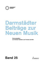 Darmstädter Beiträge zur Neuen Musik 25 - Cover