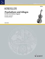Praeludium und Allegro - Cover
