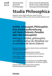 Politik, Schauspiel, Philosophie / Politique, théâtre, philosophie