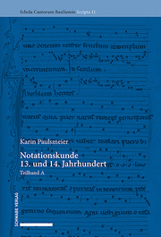 Notationskunde 13. und 14. Jahrhundert - Cover