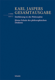 Einführung in die Philosophie / Kleine Schule des philosophischen Denkens - Cover