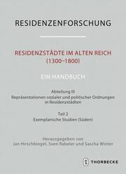 Residenzstädte im Alten Reich (1300-1800). Ein Handbuch - Cover