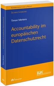 Accountability im europäischen Datenschutzrecht - Cover