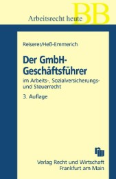 Der GmbH-Geschäftsführer - Cover