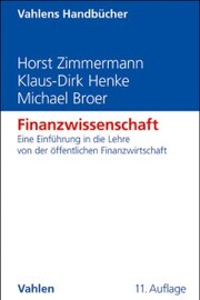 Finanzwissenschaft - Cover