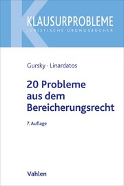 20 Probleme aus dem Bereicherungsrecht - Cover