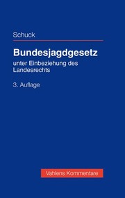 Bundesjagdgesetz - Cover
