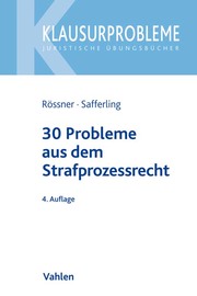 30 Probleme aus dem Strafprozessrecht - Cover