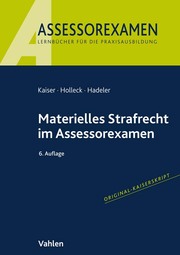 Materielles Strafrecht im Assessorexamen - Cover