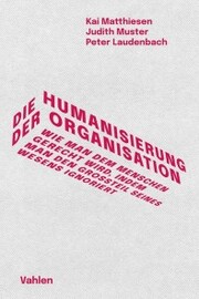 Die Humanisierung der Organisation - Cover