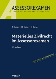 Materielles Zivilrecht im Assessorexamen - Cover
