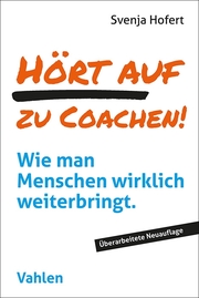 Hört auf zu coachen! - Cover