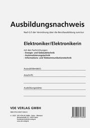 Ausbildungsnachweis Elektroniker/Elektronikerin - Abbildung 1