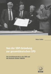 Von der SDP-Gründung zur gesamtdeutschen SPD - Cover