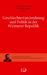 Geschlechter(un)ordnung und Politik in der Weimarer Republik - Cover