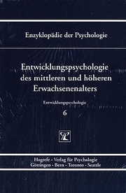 Entwicklungspsychologie des mittleren und höheren Erwachsenenalters - Cover