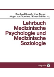 Lehrbuch Medizinische Psychologie und Medizinische Soziologie - Cover
