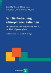 Familienbetreuung schizophrener Patienten - Cover