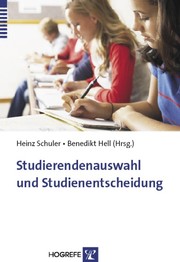 Studierendenauswahl und Studienentscheidung - Cover