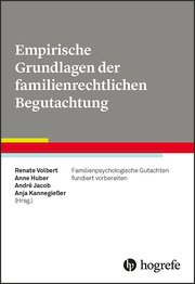 Empirische Grundlagen der familienrechtlichen Begutachtung - Cover
