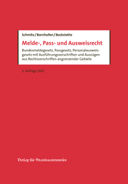 Melde-, Pass- und Ausweisrecht - Cover