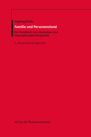 Familie und Personenstand - Cover