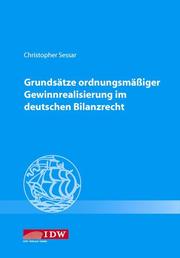 Grundsätze ordnungsmäßiger Gewinnrealisierung im deutschen Bilanzrecht