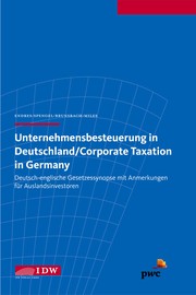 Unternehmensbesteuerung in Deutschland/Corporate Taxation in Germany