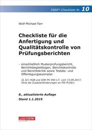 Checkliste für die Anfertigung und Qualitätskontrolle von Prüfungsberichten