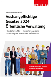 Aushangpflichtige Gesetze 2024 Öffentliche Verwaltung - Cover