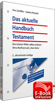 Das aktuelle Handbuch Testament inkl. E-Book