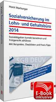 Sozialversicherung im Lohn- und Gehaltsbüro 2014 - Cover