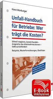 Unfall-Handbuch für Betriebe: Wer trägt die Kosten? - Cover