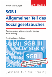 SGB I - Allgemeiner Teil des Sozialgesetzbuches - Cover