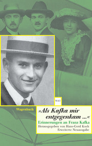 'Als Kafka mir entgegenkam...' - Cover
