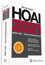HOAI 2021 Honorartabellenbuch