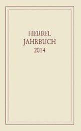 Hebbel-Jahrbuch / Hebbel Jahrbuch 2014