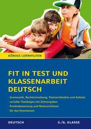 Fit in Test und Klassenarbeit - Deutsch 5./6. Klasse Gymnasium