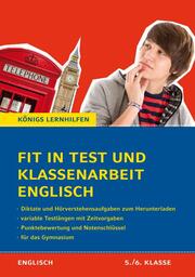 Fit in Test und Klassenarbeit - Englisch 5./6. Klasse Gymnasium - Cover