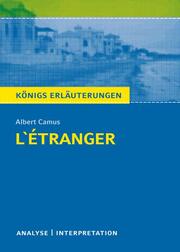 L'Étranger - Der Fremde von Albert Camus. Königs Erläuterungen. - Cover