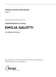 Emilia Galotti von Gotthold Ephraim Lessing - Textanalyse und Interpretation - Abbildung 22