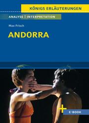 Andorra von Max Frisch - Textanalyse und Interpretation - Cover