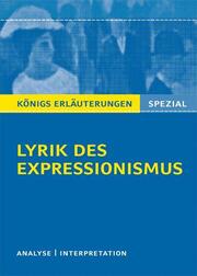 Lyrik des Expressionismus - Cover