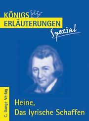 Erläuterungen zu Heinrich Heine: Das lyrische Schaffen