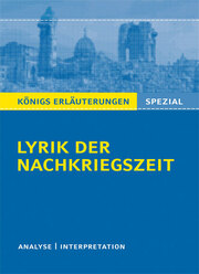Lyrik der Nachkriegszeit (1945-1960) - Cover