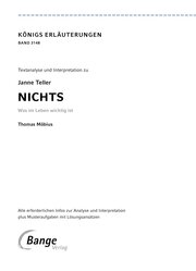 Nichts von Janne Teller - Textanalyse und Interpretation - Abbildung 1